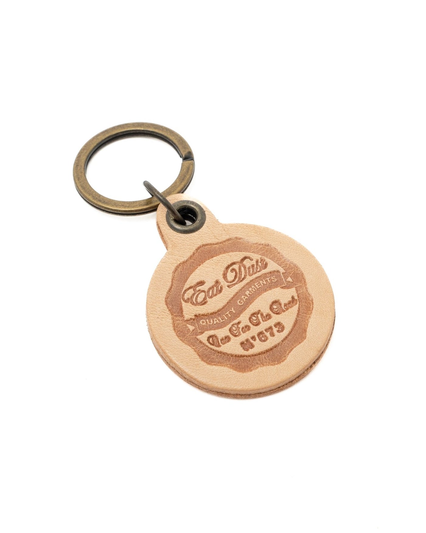 Leather Key Hanger Small Natural