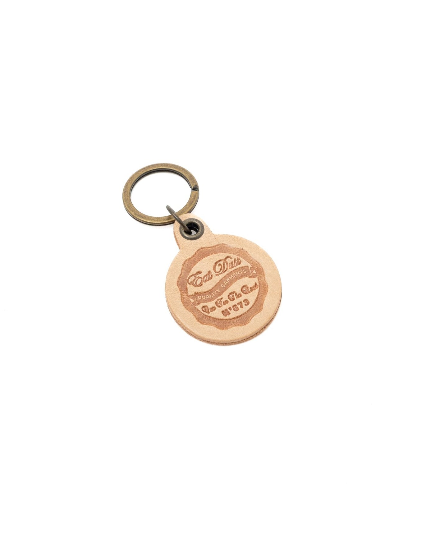 Leather Key Hanger Small Natural