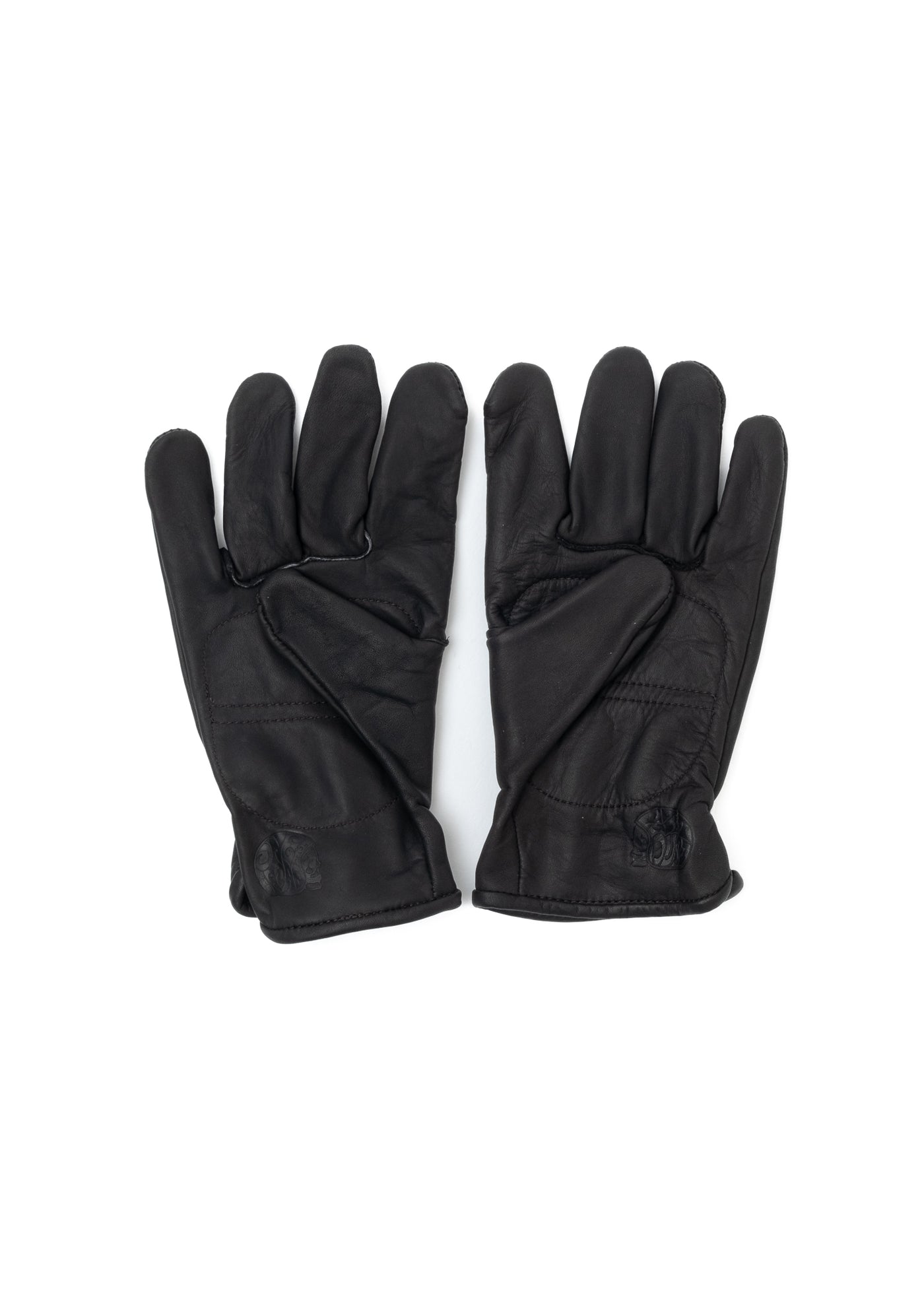 Power Gloves Leather Black