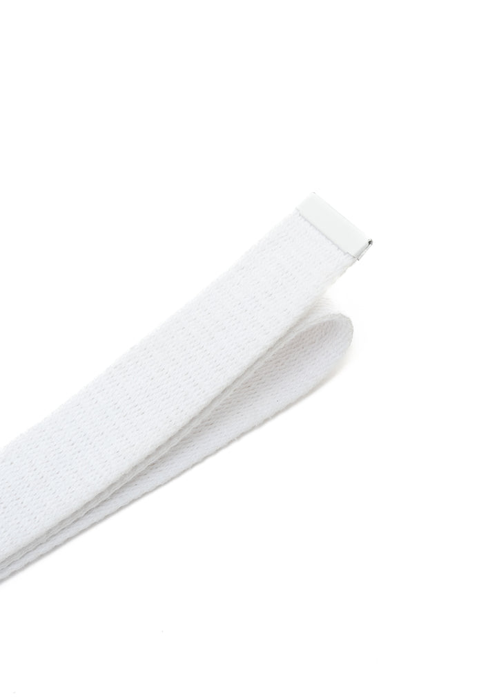 G.o.D Belt Webbing Canvas White