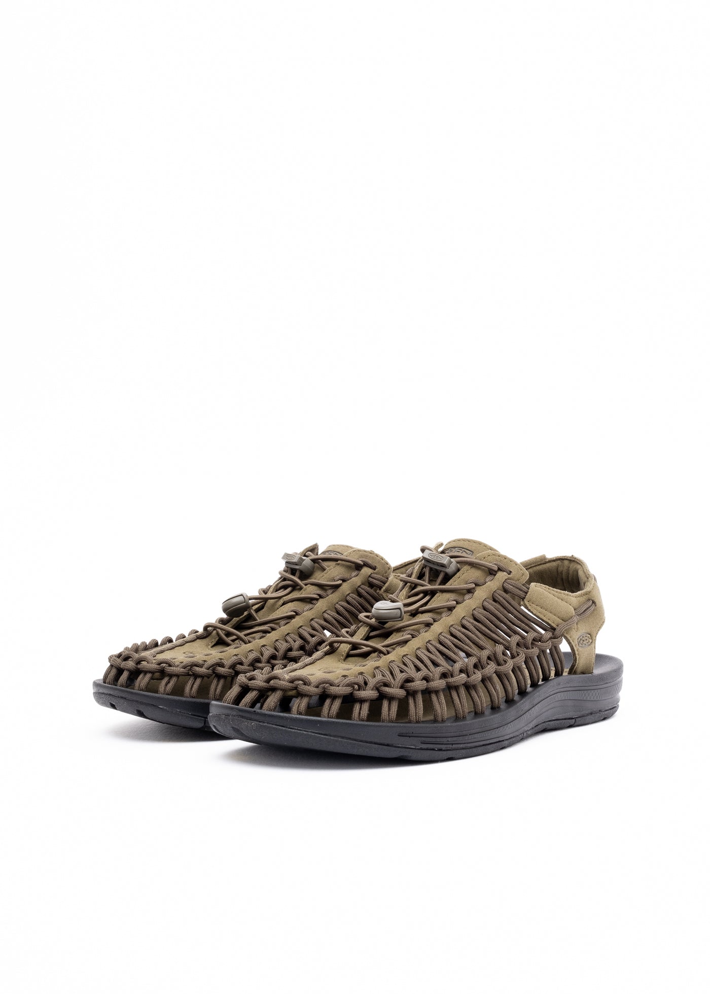 KEEN Men's Uneek  : Dark Olive/Black