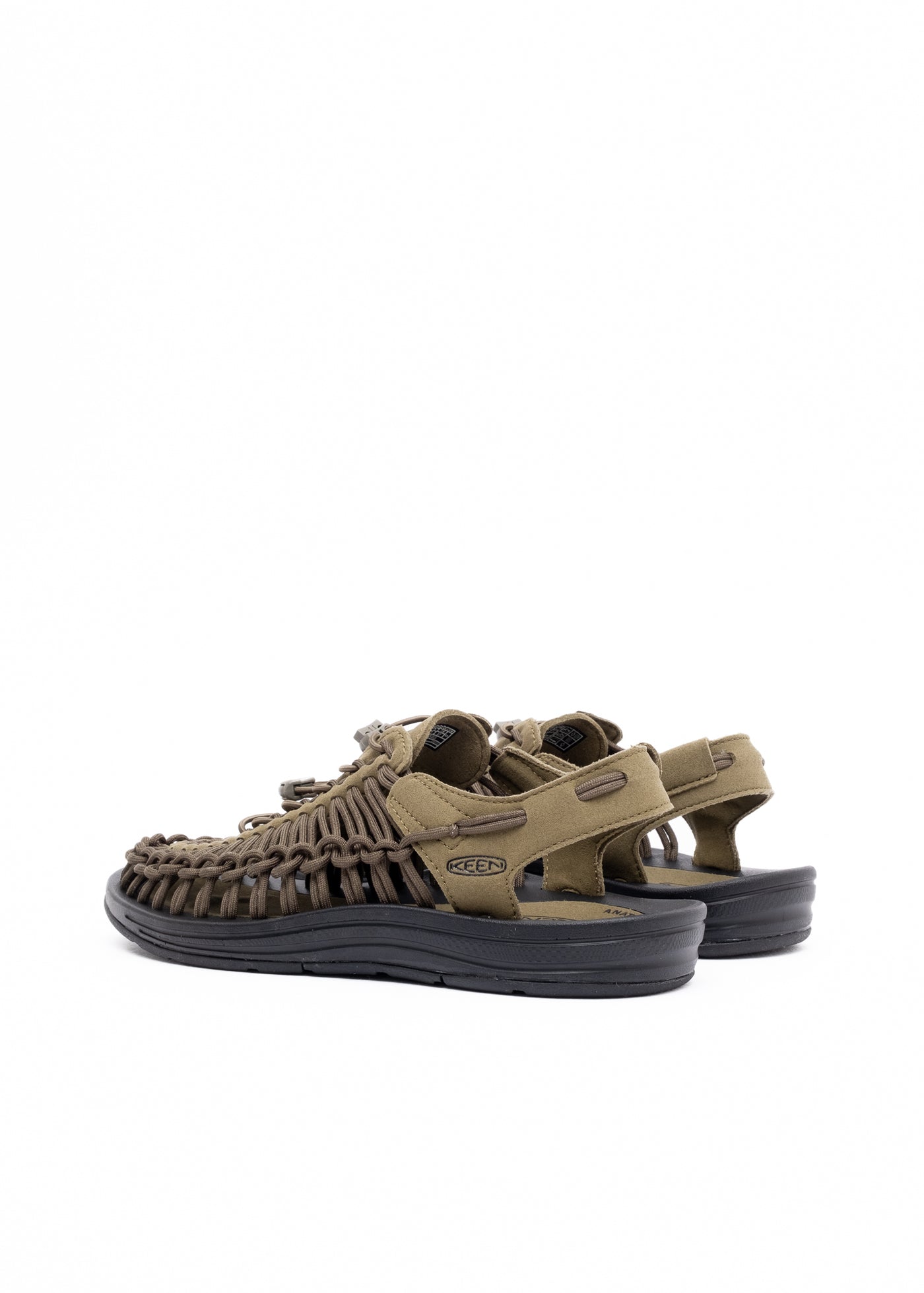 KEEN Men's Uneek  : Dark Olive/Black