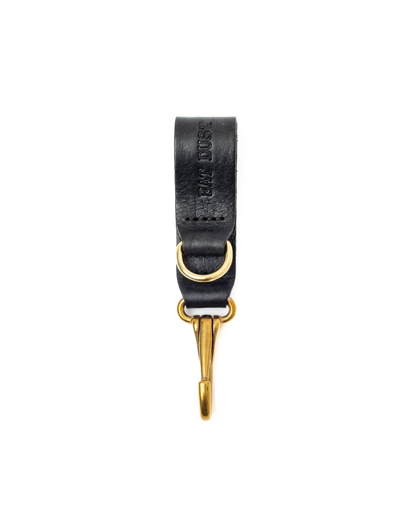 Key Fob Black Leather
