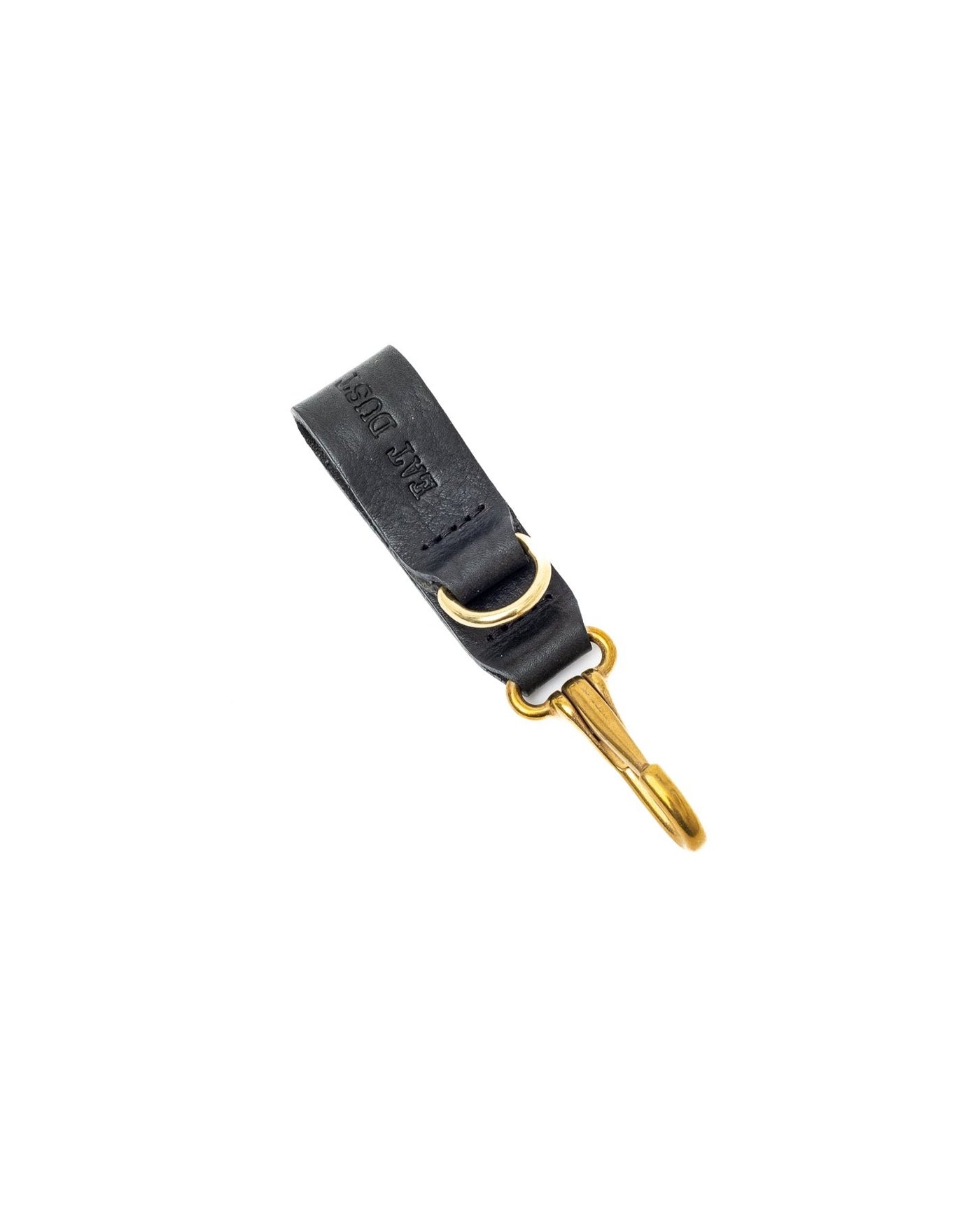 Key Fob Black Leather