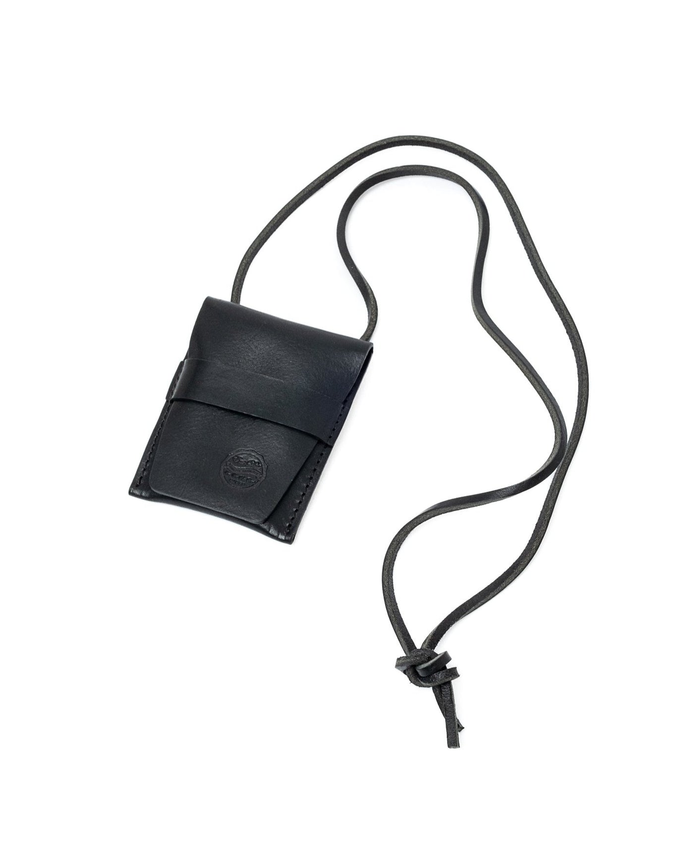 Chopper Pouch Black Leather