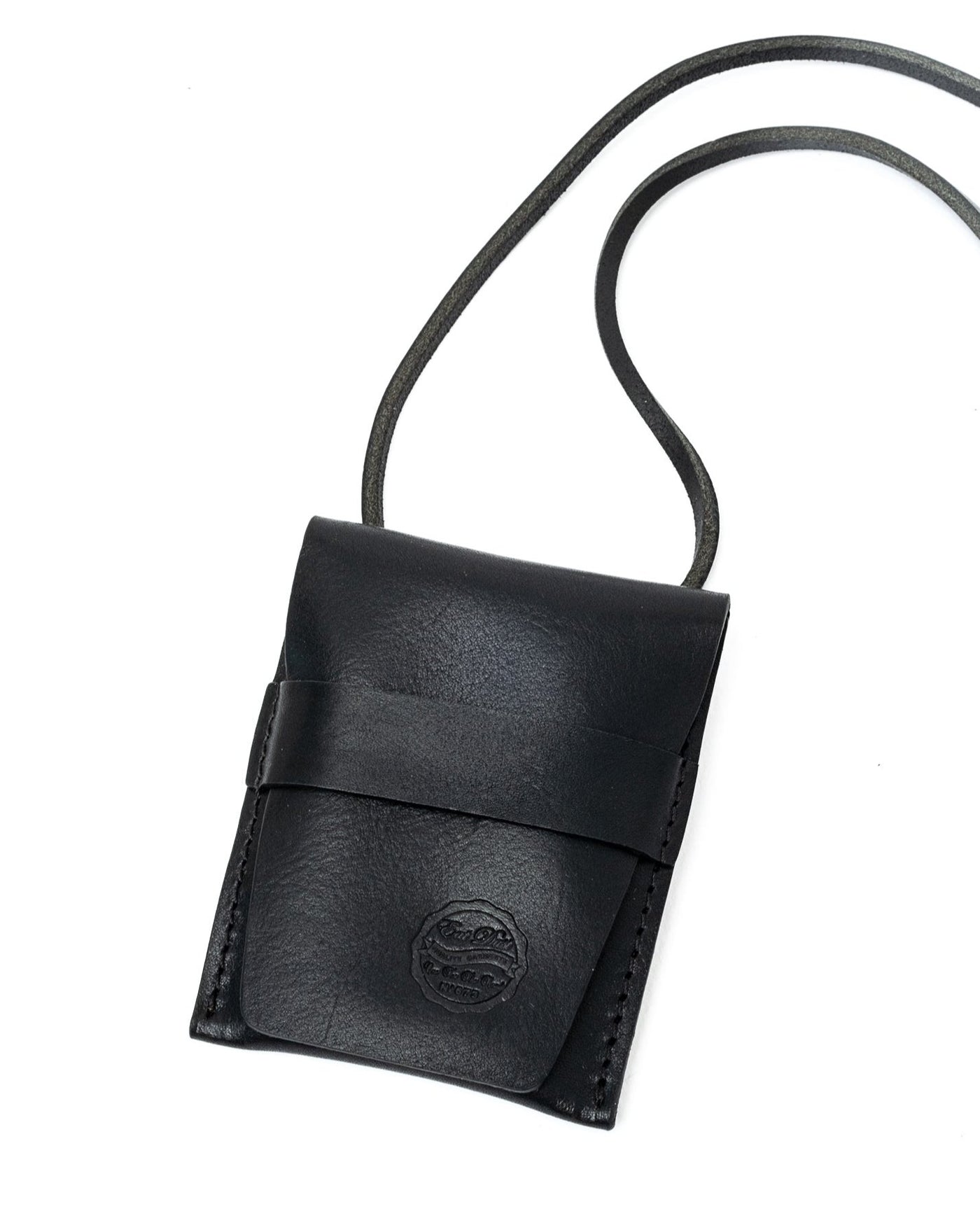 Chopper Pouch Black Leather