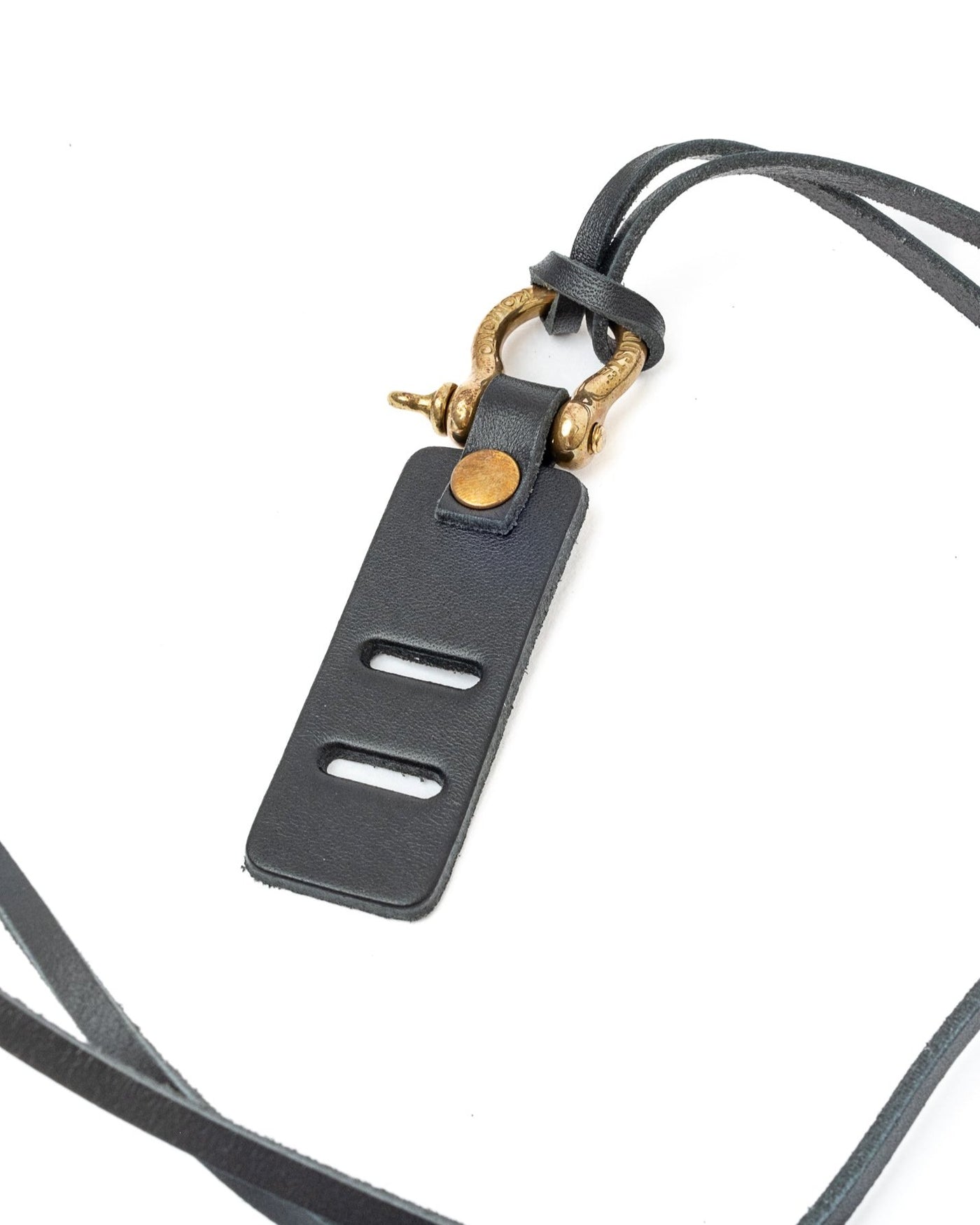 Leather Sunglass Strap Black