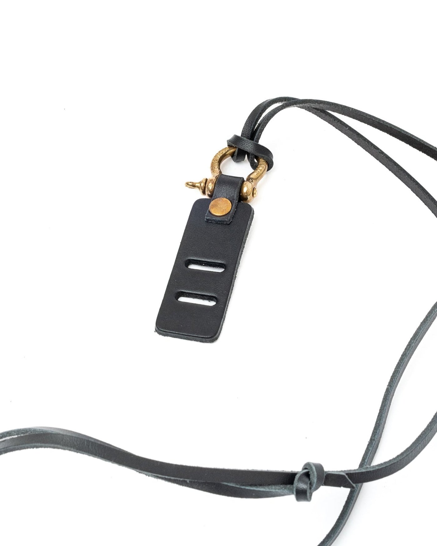 Leather Sunglass Strap Black