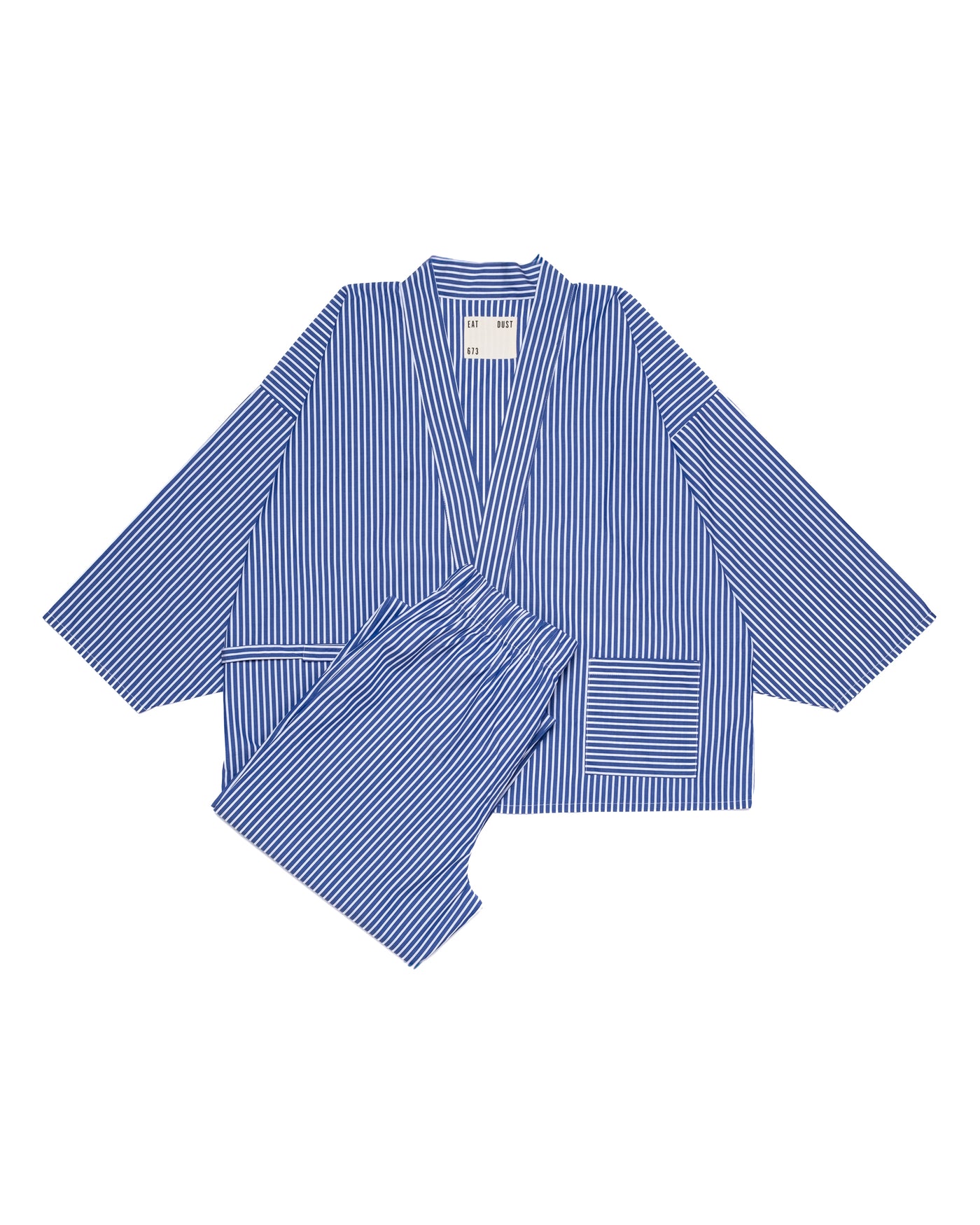 Pyjama Mayfair Poplin Blue