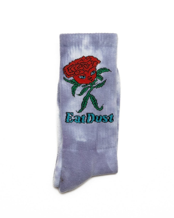 Rose Socks Cotton Tie Dye Violet