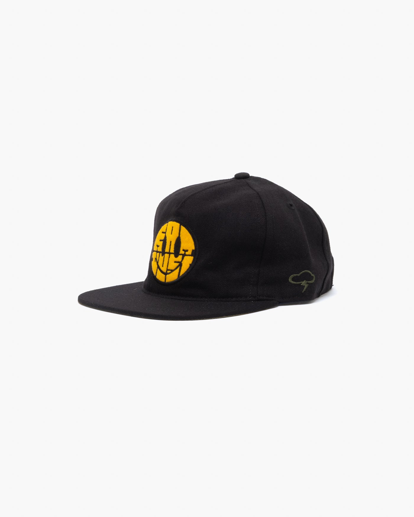 T.A.C. x Eat Dust Smilie Canvas Cotton Black
