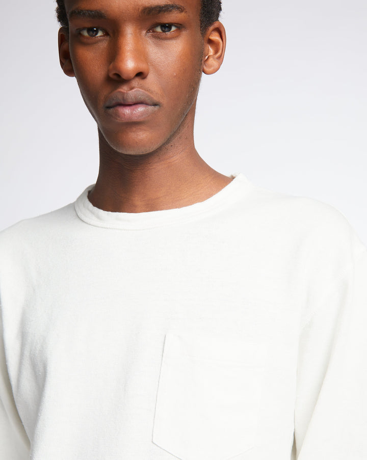 L/S Pocket T Military Jersey Natural