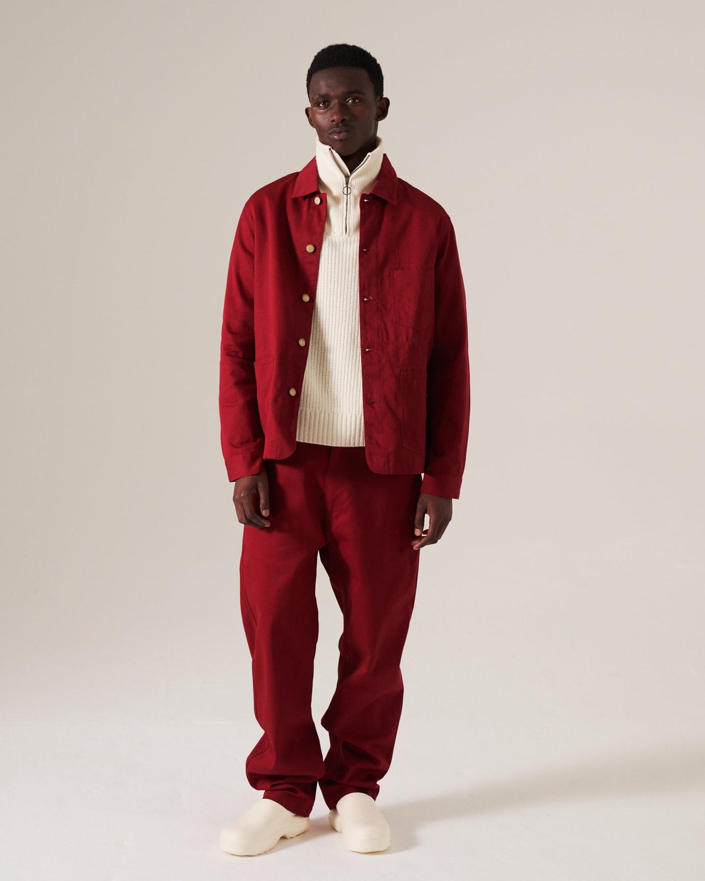 Chore Jacket Utility Twill Wine