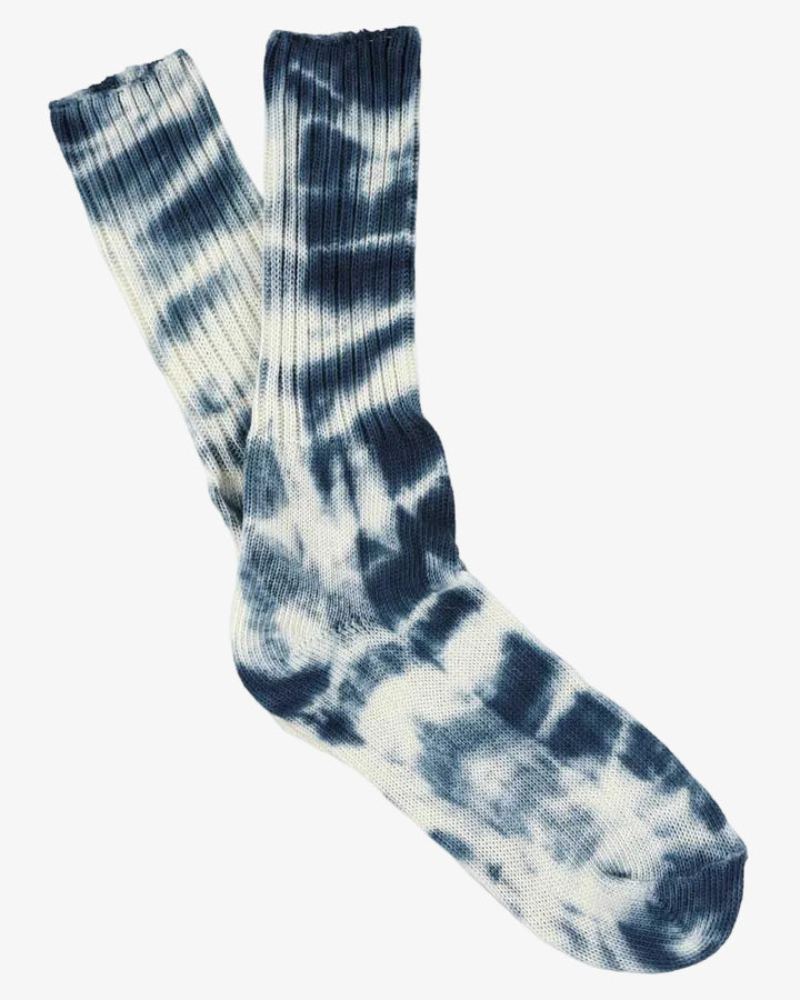 Escuyer Tie Dye Socks White/Graphite