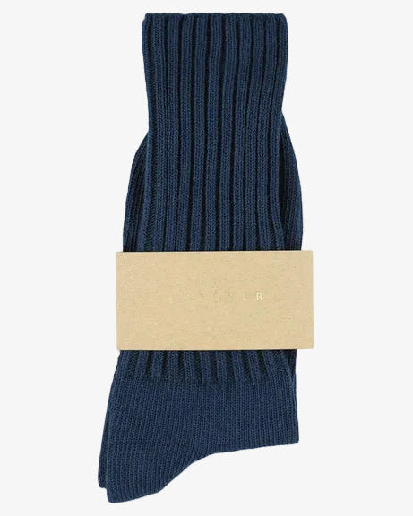 Escuyer Women's Crew Socks Majolica Blue