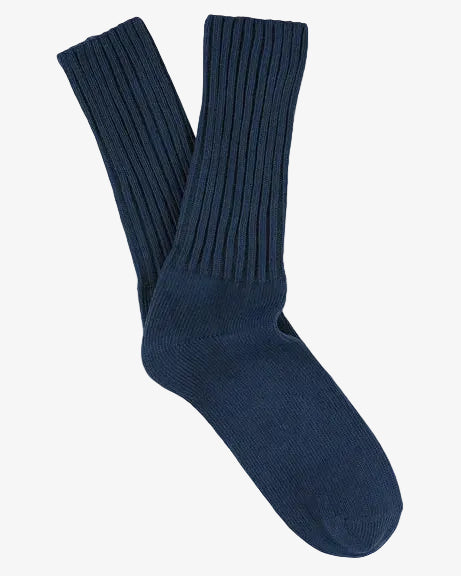 Escuyer Women's Crew Socks Majolica Blue