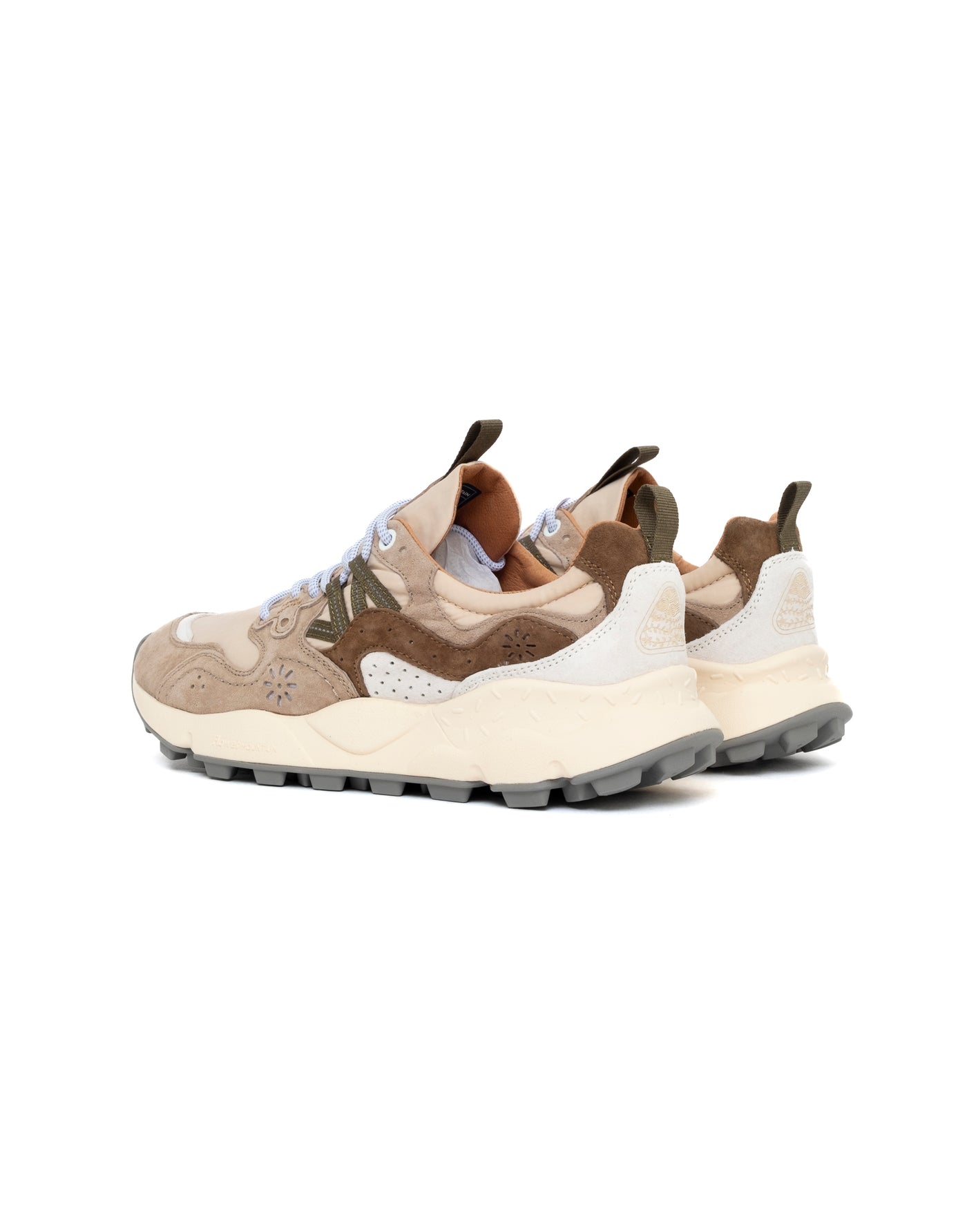 Flower Mountain Yamano 3 - Suede / Nylon Off White-Beige (Unisex)