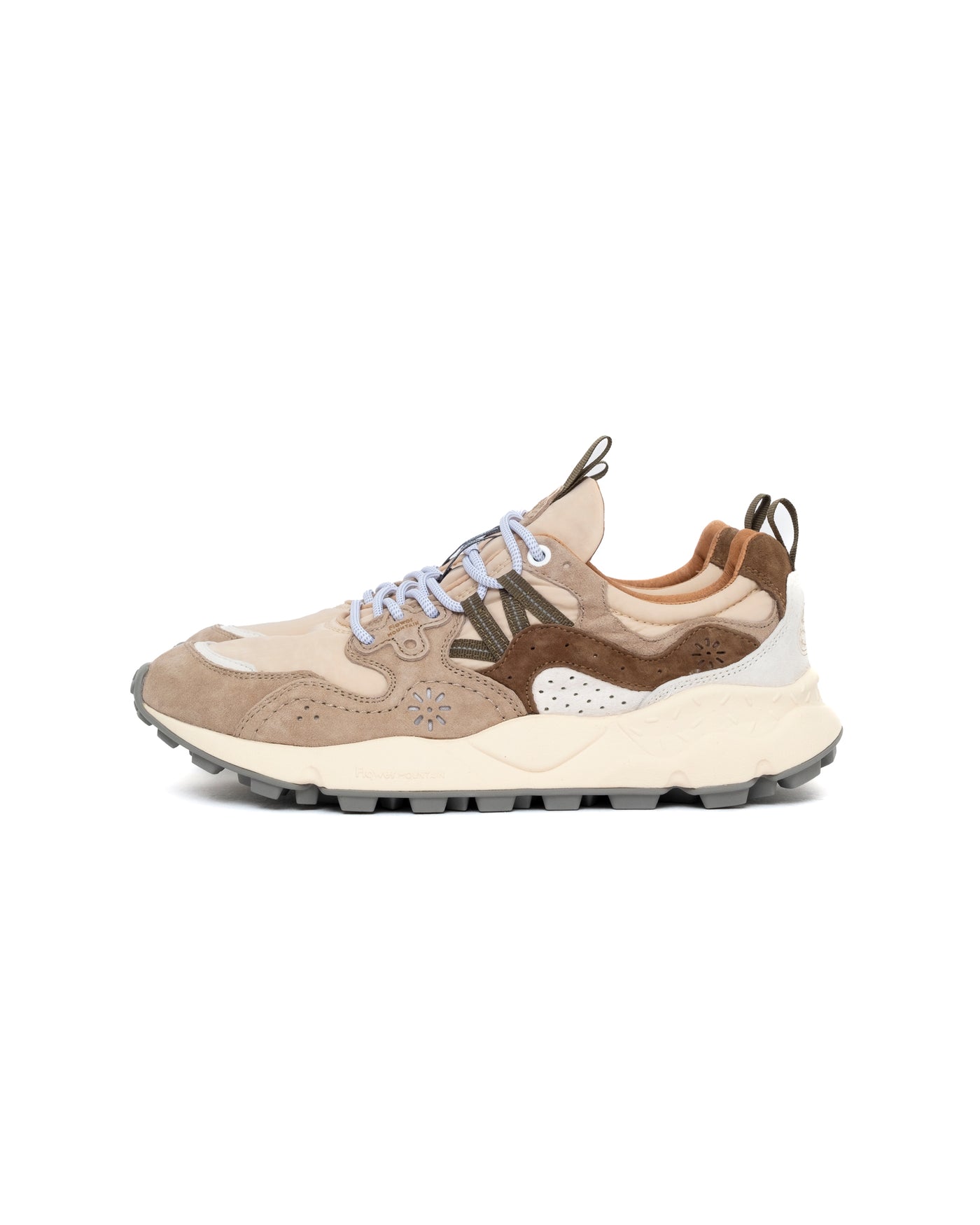 Flower Mountain Yamano 3 - Suede / Nylon Off White-Beige (Unisex)