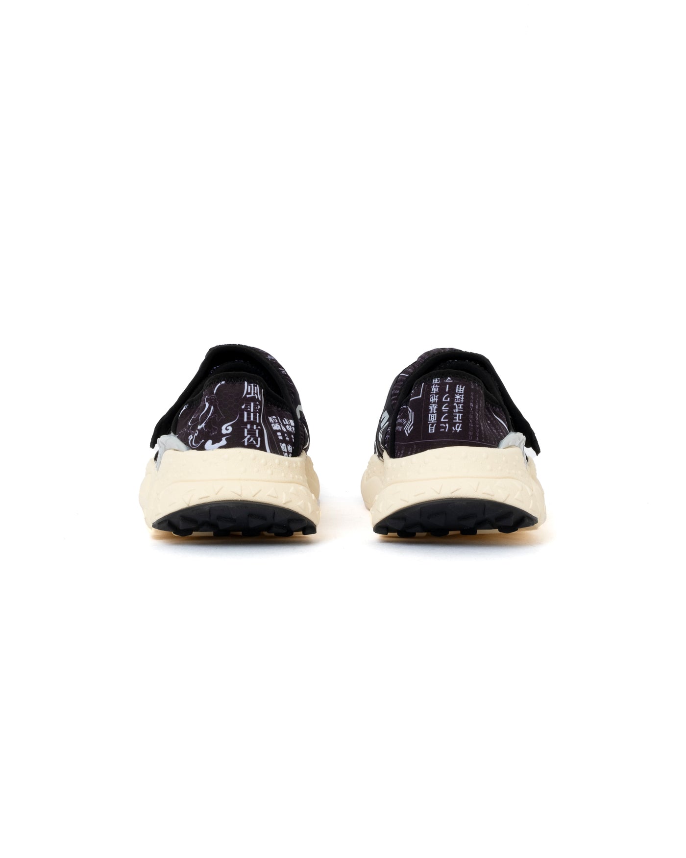 Flower Mountain New Camp Suede/Nylon Newspaper Black/White (Woman)