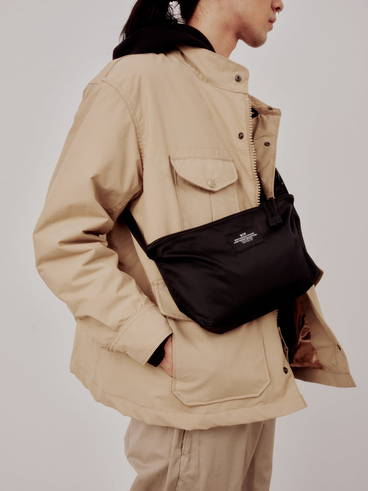 Fannypack Crossbody Canvas Nylon Black