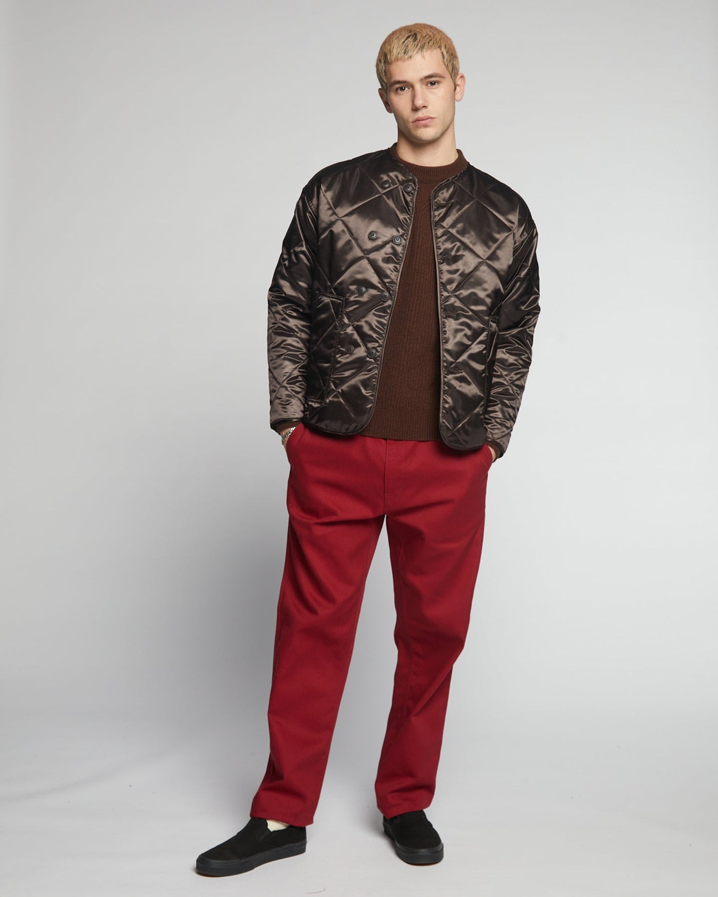 Frostbite Diamond Quilt Brown