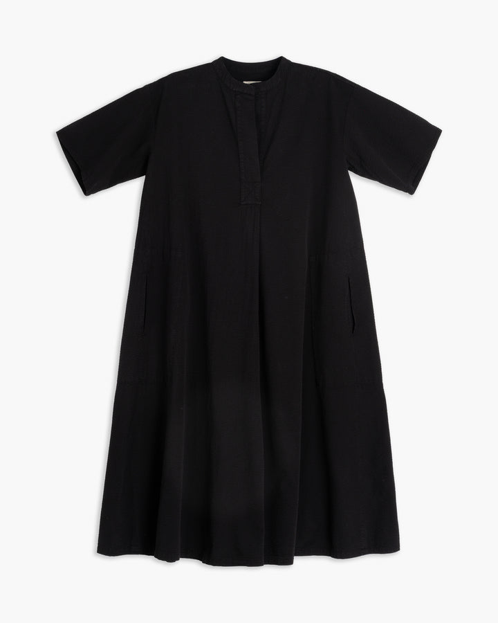 G.o.D Gardian Dress Seersucker Black