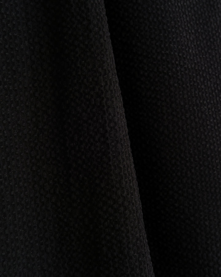 G.o.D Gardian Dress Seersucker Black