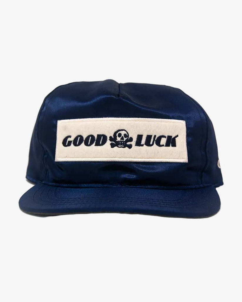 T.A.C Good Luck Satin Snapback Navy