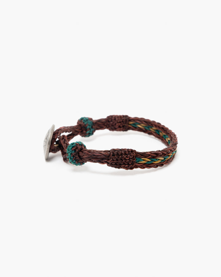 Concho Bracelet Burgundy Turquoise