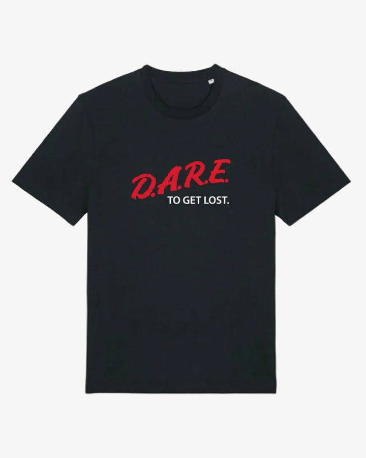 Get Lost Running Club International D.A.R.E. Tee Black