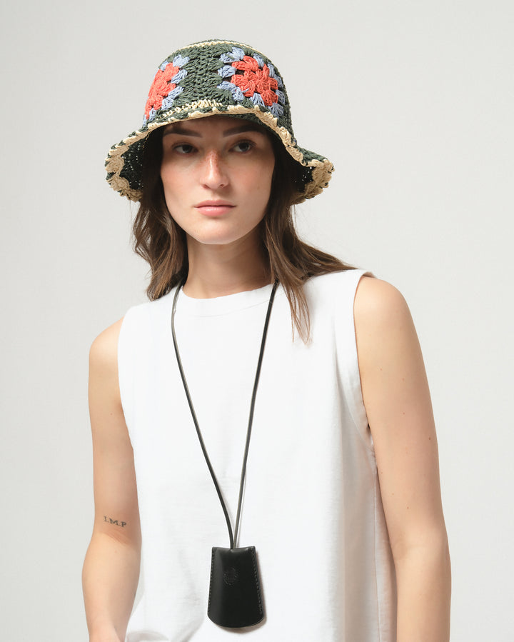 Miracolo Crochet Bucket Hat Multicolor