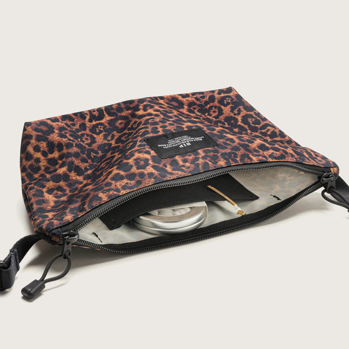 Fannypack Crossbody Printed Polyester Leopard