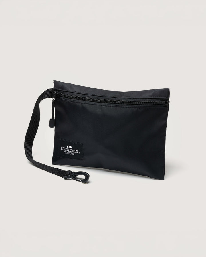 Zipper Pouch Nylon Twill Black