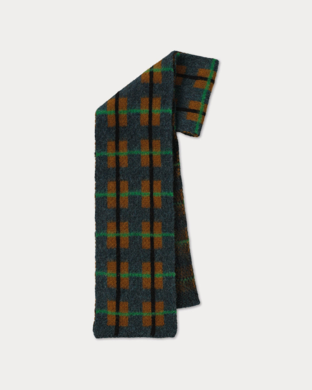 JG Small Brushed Tartan Scarf Lugano