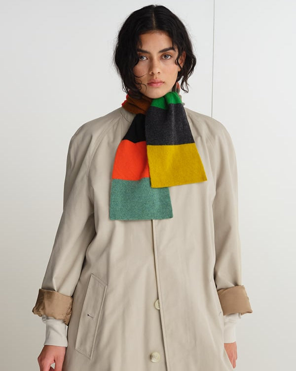 JG スモールカラーブロック スカーフ ブライト