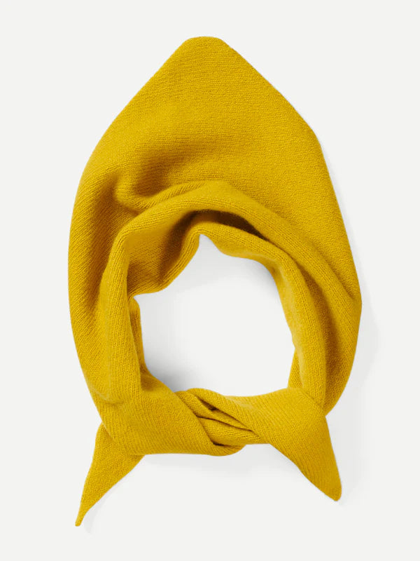 JG Plain Triangle Neckerchief Golden Eye