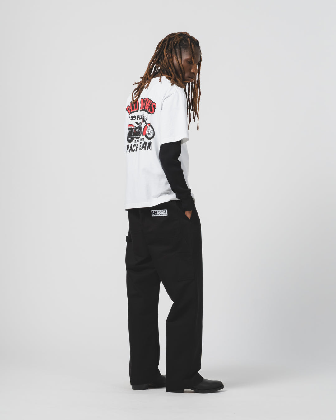 L/S Thermo Waffle T Jersey Black