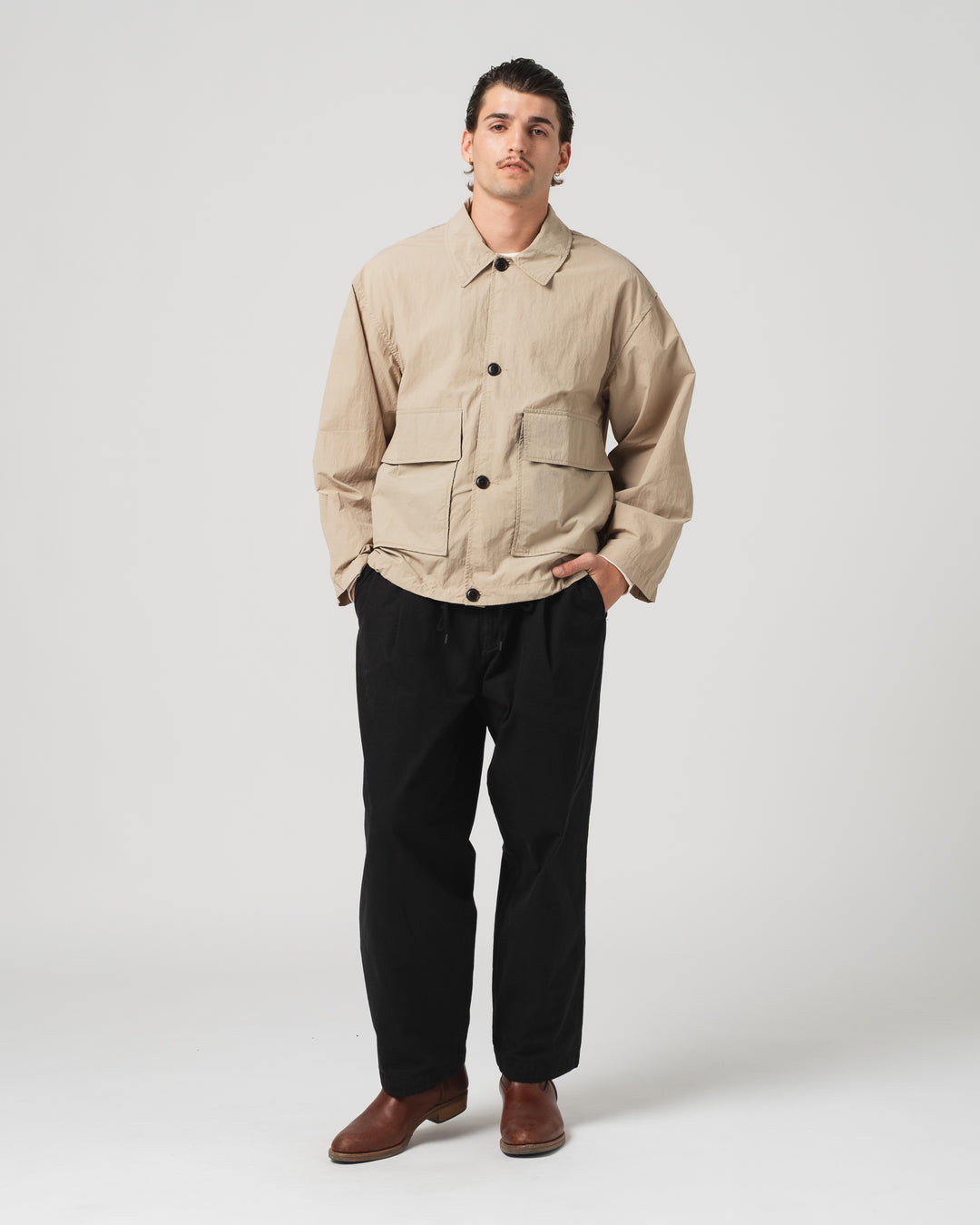 Cove Jacket Fuji Nylon Oyster