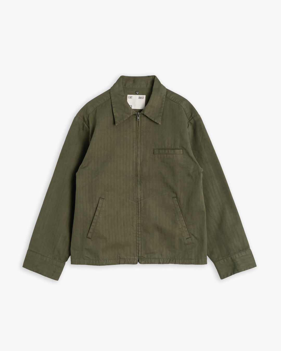 Union Jacket Desire Herringbone Twill Avocado