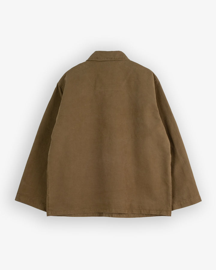 コーチジャケット ネブラスカ コットン フォッシルグリーン