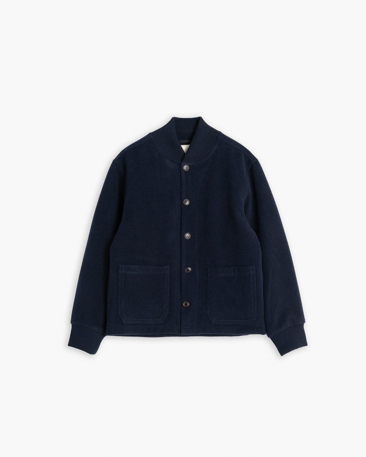 Officer Cardigan Pachuca Wool Navy