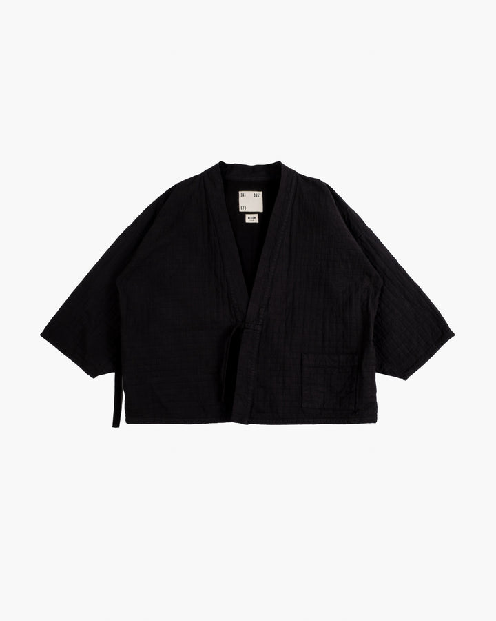 Shogun Kimono Sashiko Cotton Black