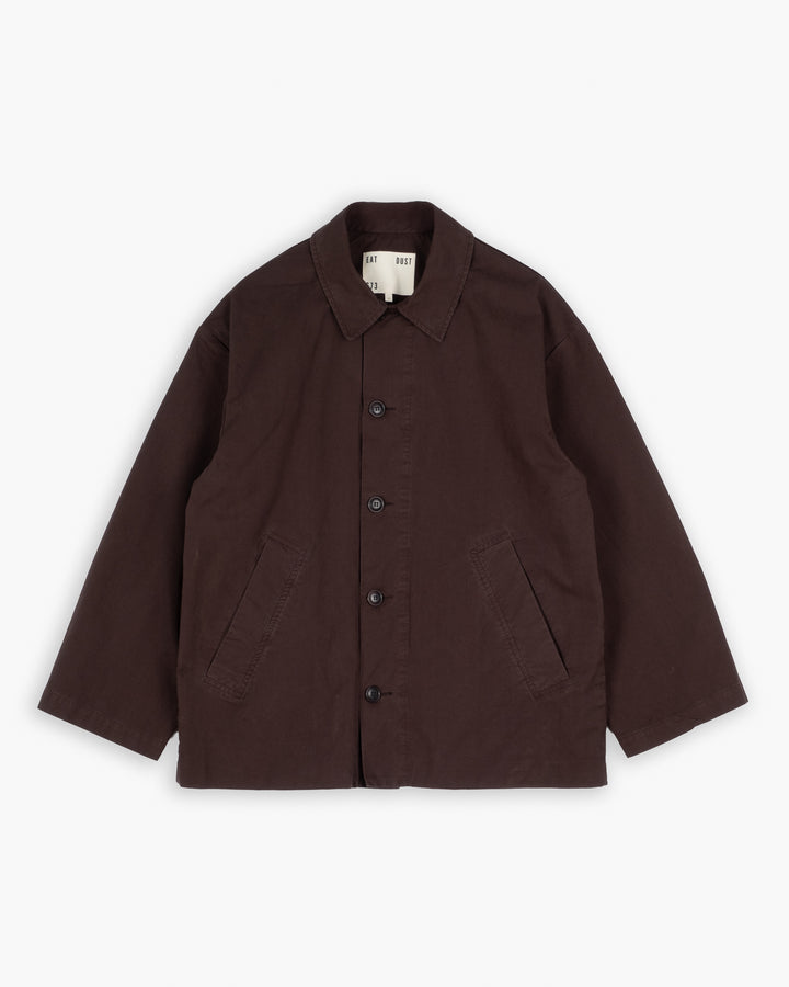 Sunrise Jacket Crispy Cotton Coffee Brown