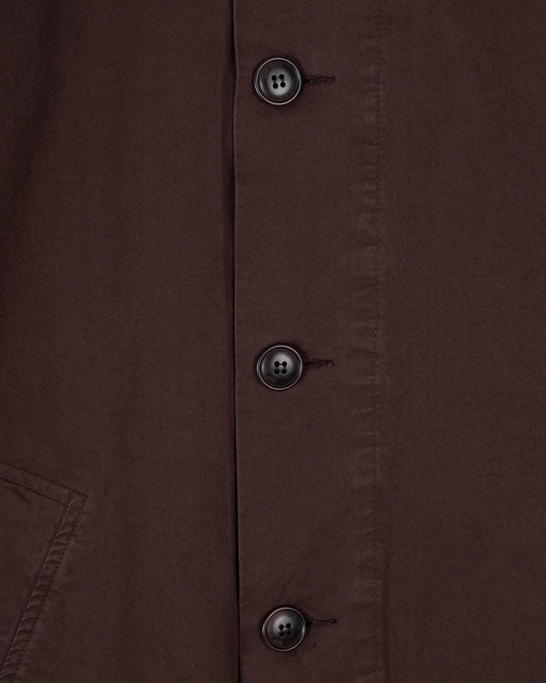 Sunrise Jacket Crispy Cotton Coffee Brown