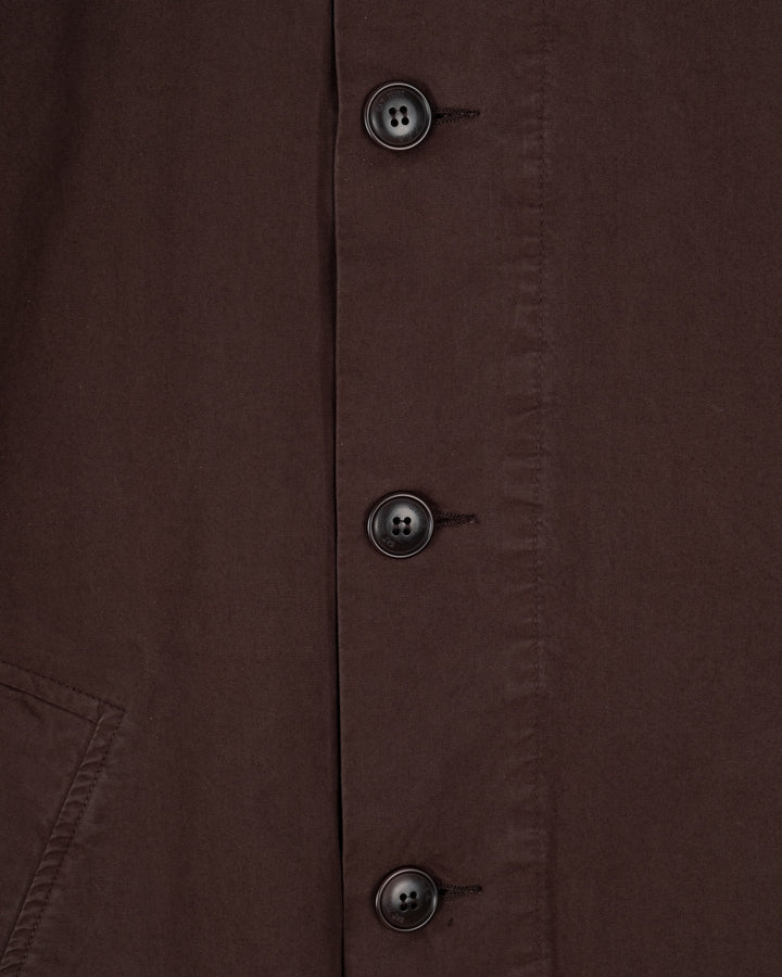 Sunrise Jacket Crispy Cotton Coffee Brown