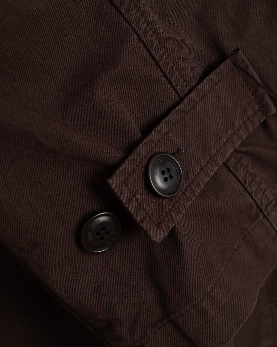 Sunrise Jacket Crispy Cotton Coffee Brown