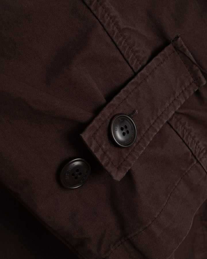 Sunrise Jacket Crispy Cotton Coffee Brown