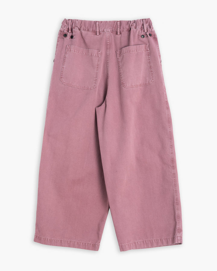 Fatigue Pants Duck Canvas Rose Wood
