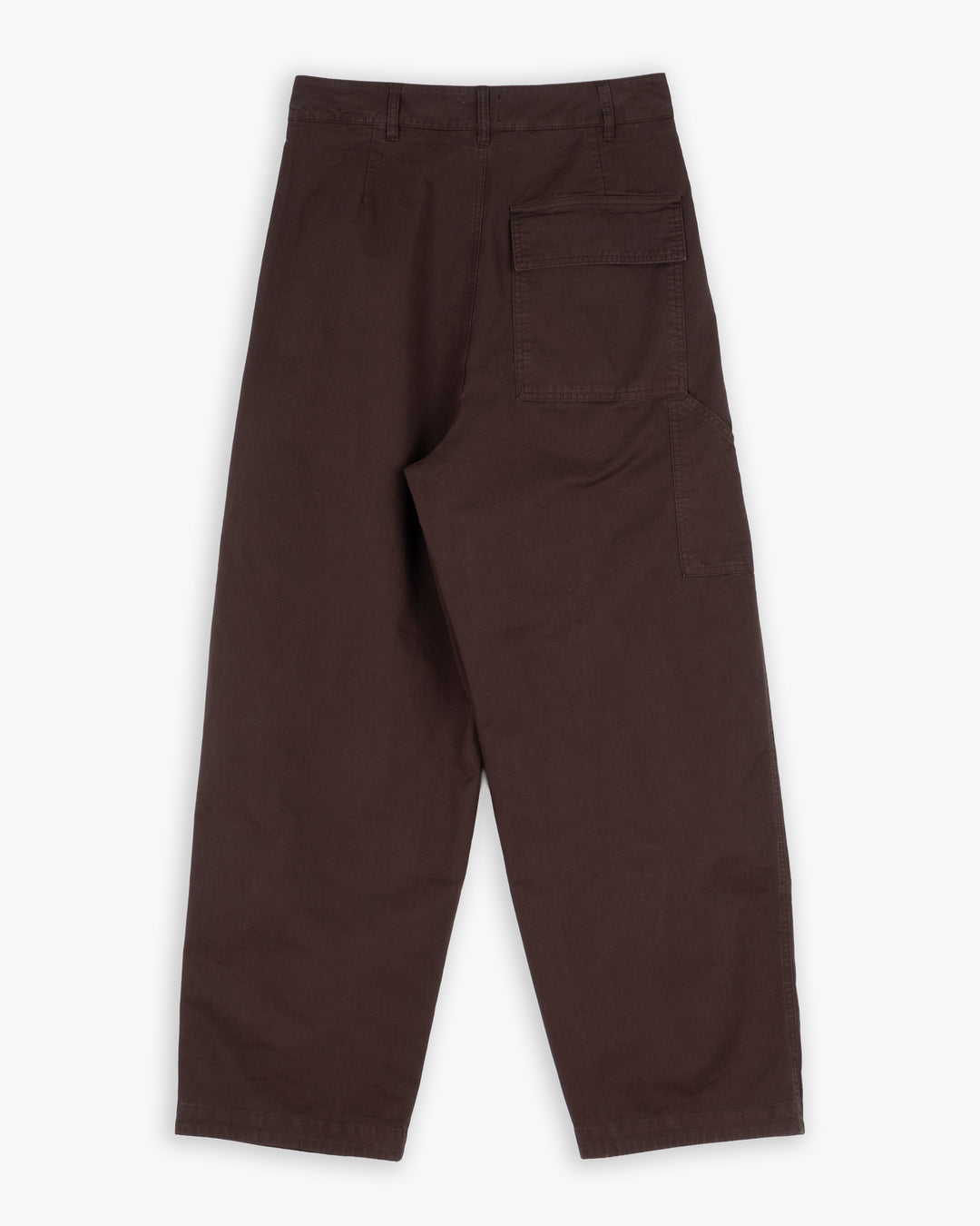 Ambassador Pants Crispy Cotton Coffee Brown
