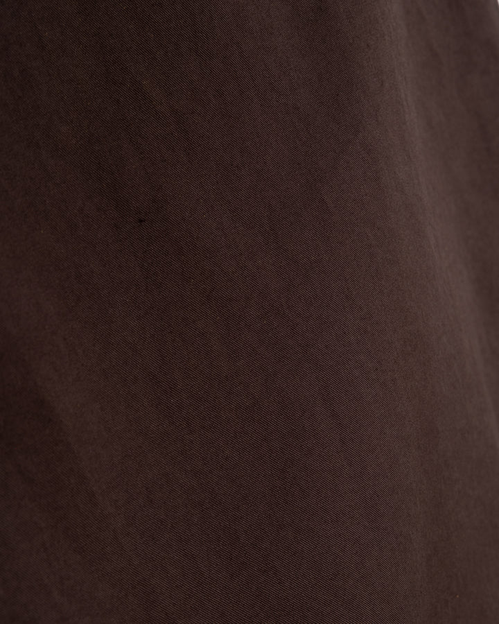 Ambassador Pants Crispy Cotton Coffee Brown